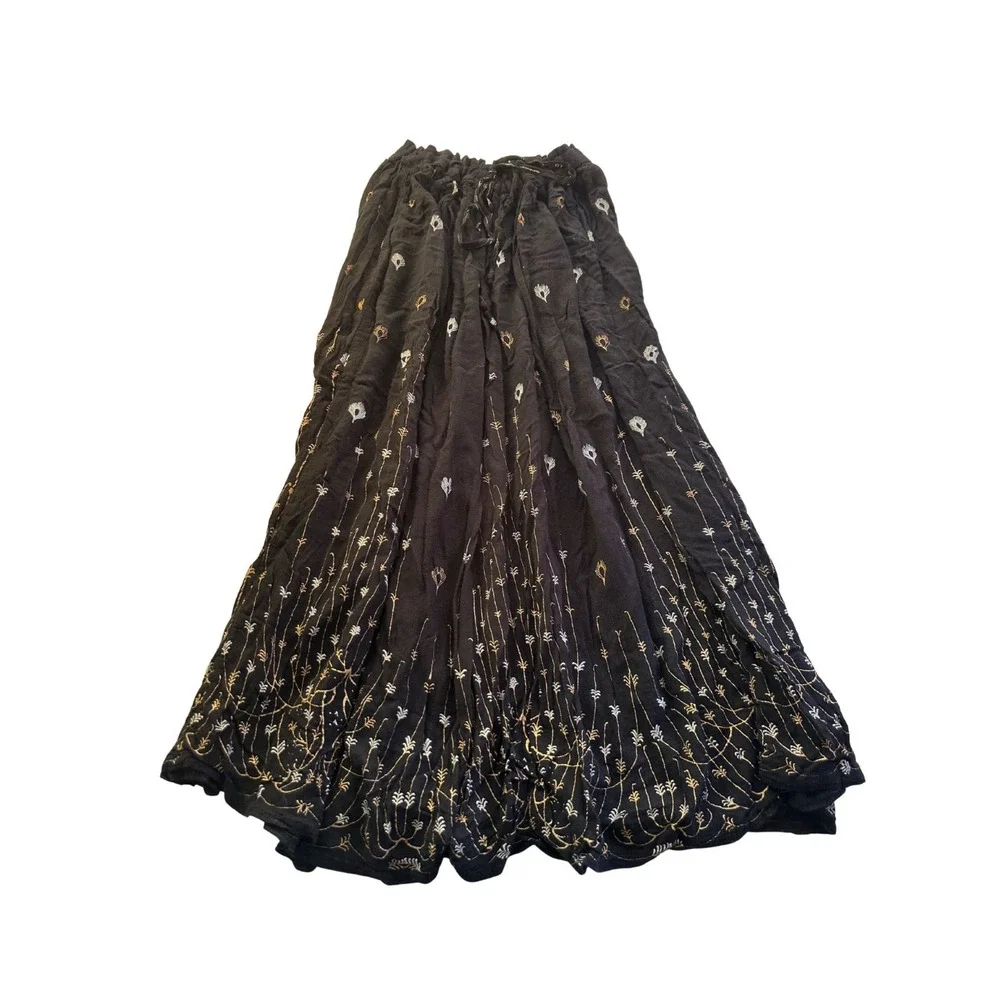 Vintage | 80s Belma New York Maxi Skirt | One Size Fits Most | Made in‎ India